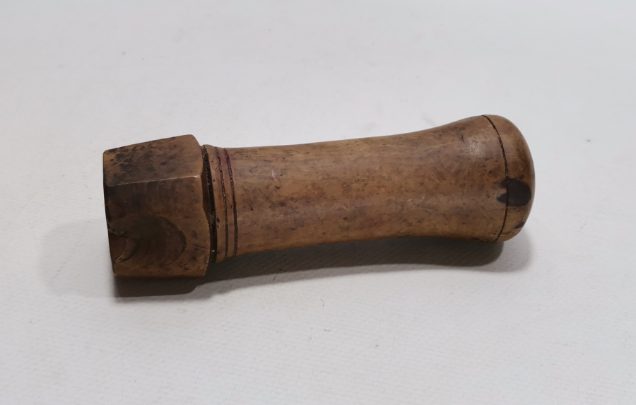 OSMANLI DÖNEMİ EVLİYAZADE ALİ GEMLİK YAZILI ÇOK NADİR AHŞAP SABUN MÜHRÜ