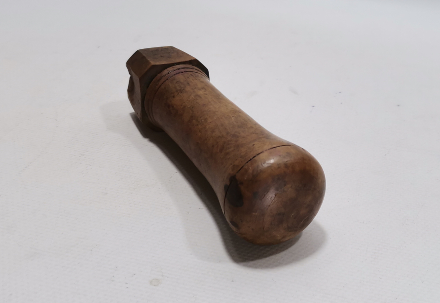 OSMANLI DÖNEMİ EVLİYAZADE ALİ GEMLİK YAZILI ÇOK NADİR AHŞAP SABUN MÜHRÜ