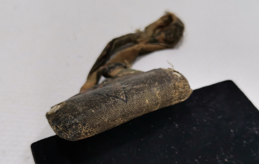 OSMANLI DÖNEMİ İÇİ DUALI BEŞİK ZIRHI - BEBEK NAZARLIĞI