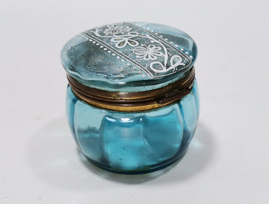 OSMANLI DÖNEMİ MİNE İŞÇİLİKLİ KAPAKLI KUTU