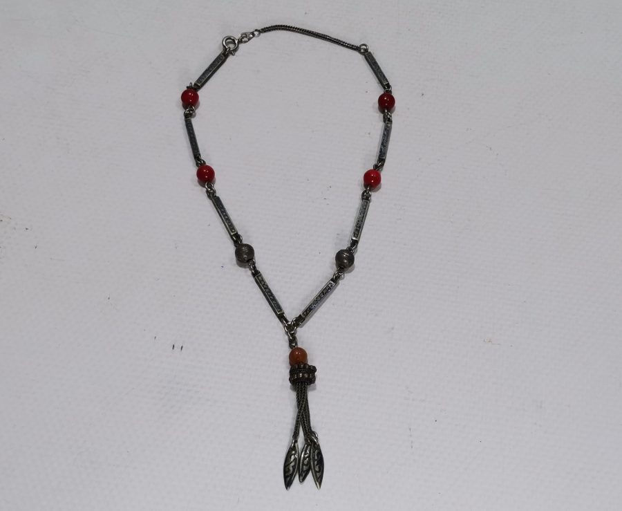 OSMANLI PARÇALARDAN DİZAYN EDİLMİŞ ÖZEL YAPIM SAVATLI GERDANLIK