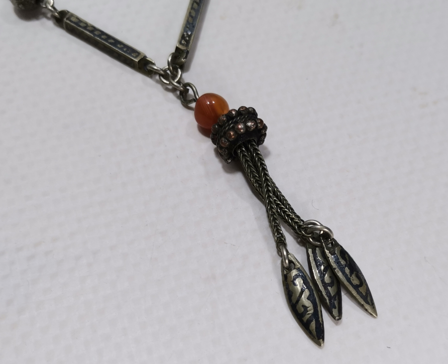 OSMANLI PARÇALARDAN DİZAYN EDİLMİŞ ÖZEL YAPIM SAVATLI GERDANLIK