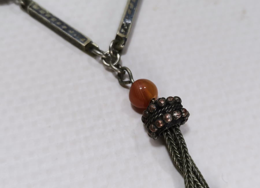 OSMANLI PARÇALARDAN DİZAYN EDİLMİŞ ÖZEL YAPIM SAVATLI GERDANLIK