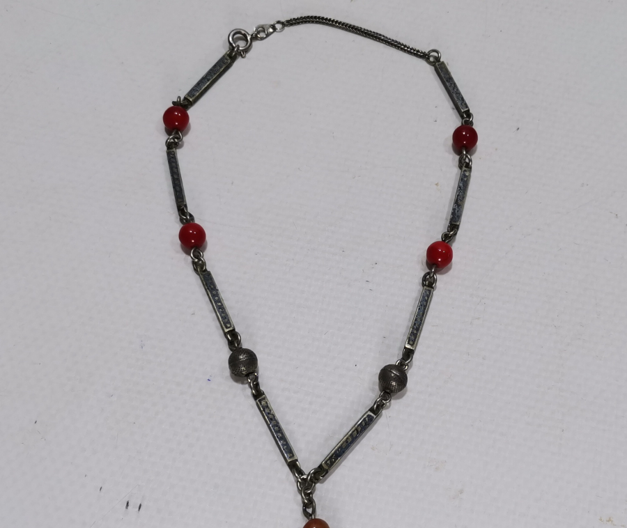 OSMANLI PARÇALARDAN DİZAYN EDİLMİŞ ÖZEL YAPIM SAVATLI GERDANLIK