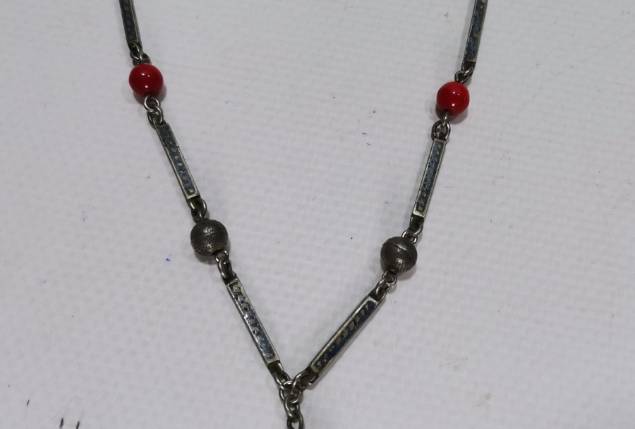 OSMANLI PARÇALARDAN DİZAYN EDİLMİŞ ÖZEL YAPIM SAVATLI GERDANLIK