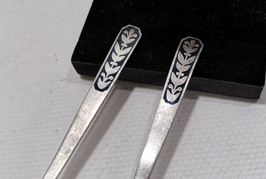 SAVATLI ANTİKA ÇİFT ÇAY KAŞIĞI