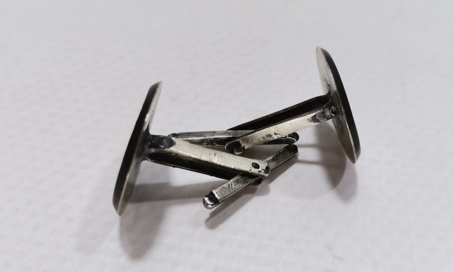 ÜZERİ OSMANLICA YAZILI ÖZEL YAPIM KOL DÜĞMELERİ