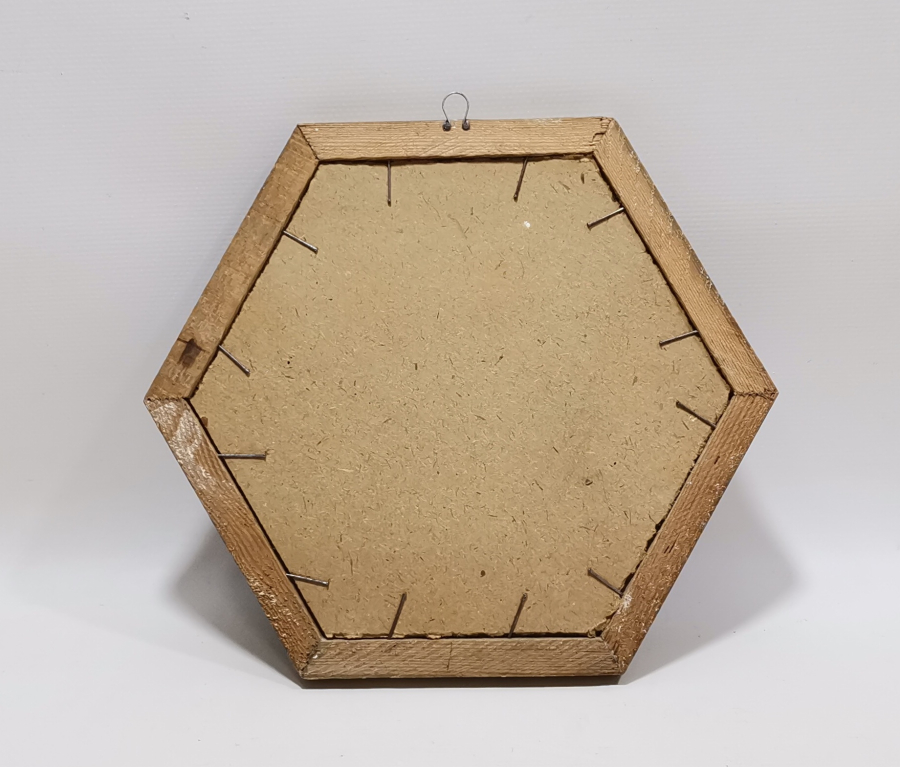 YA HAYYUM YA KAYYUM YAZILI ORJİNAL ÇERVESİNDE ANTİKA HAT LEVHA