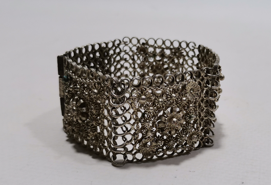 YOKLUK DÖNEMİ EL YAPIMI OSMANLI GELİN BİLEZİĞİ