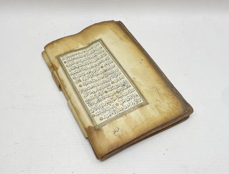 1800 BAŞLARI OSMANLI DÖNEMİ EL YAZMA KUR'AN -I KERİM