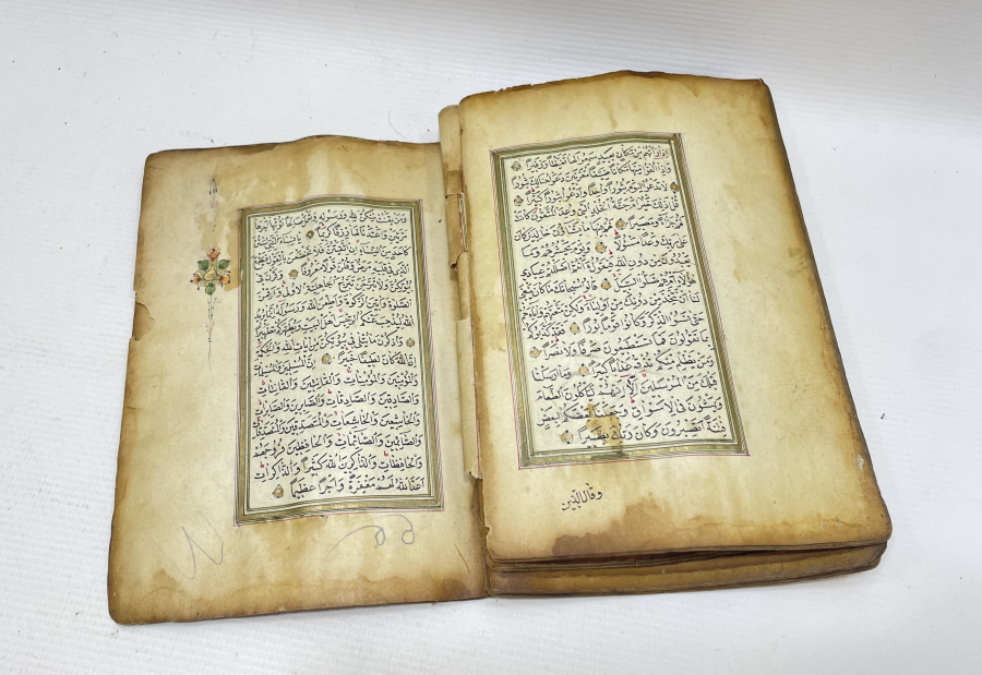 1800 BAŞLARI OSMANLI DÖNEMİ EL YAZMA KUR'AN -I KERİM