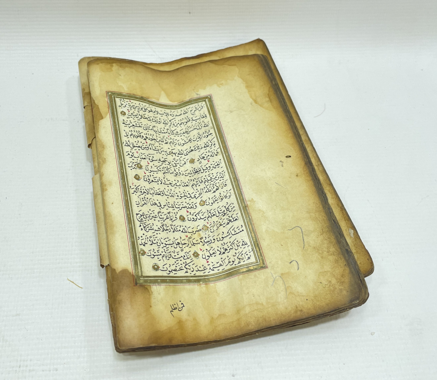 1800 BAŞLARI OSMANLI DÖNEMİ EL YAZMA KUR'AN -I KERİM