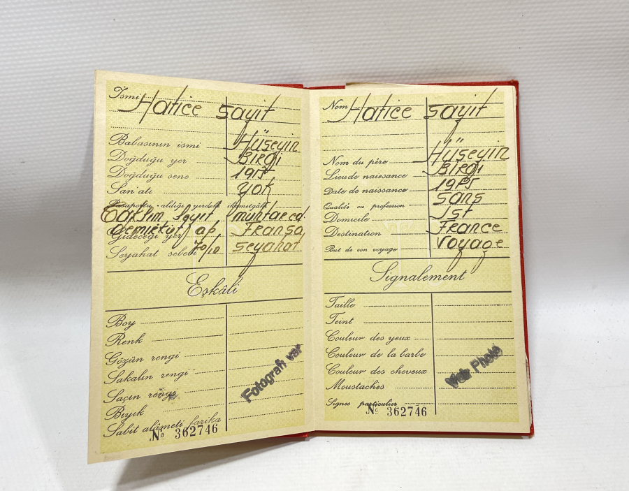 CUMHURİYET BAŞLARI BASILMIŞ ÇOK NADİR PASAPORT