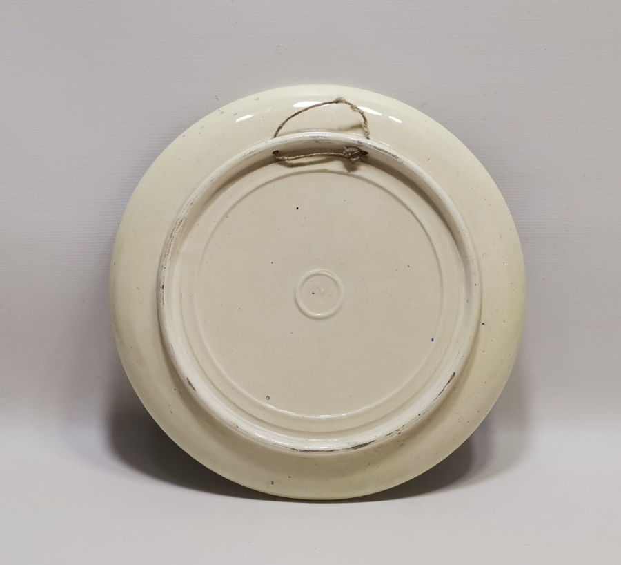 KARANFİL DESENLİ KÜTAHYA İŞİ EL BOYAMA DUVAR TABAĞI