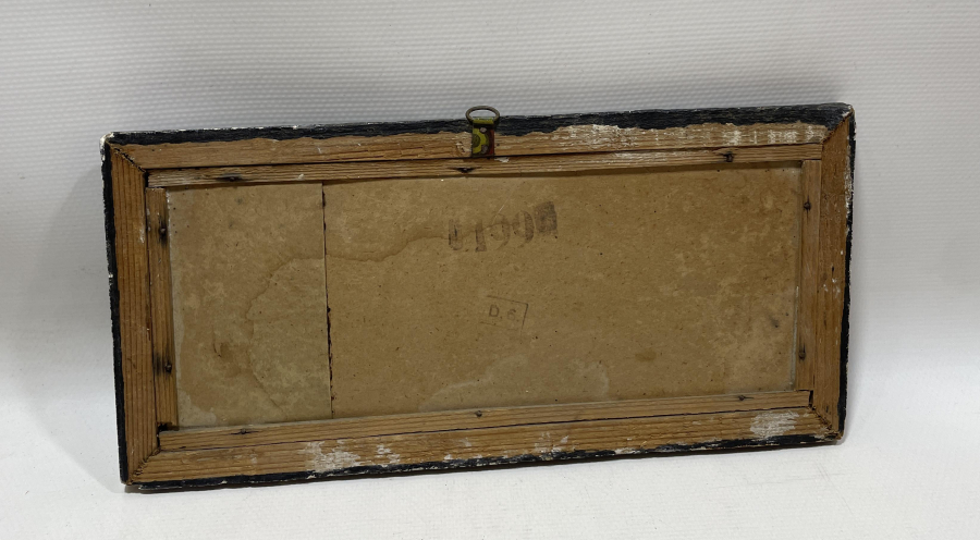 ORJİNAL ÇERÇEVESİNDE FETTAH KETEBELİ EL ÇEKME FETİH SURESİ YAZILI HAT LEVHA