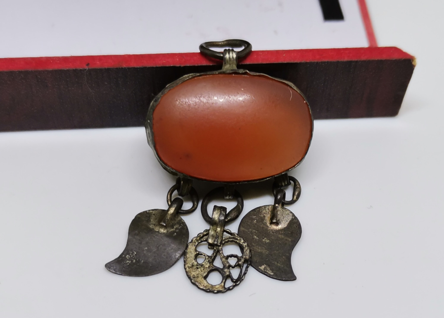 OSMANLI DÖNEMİ AKİK TAŞLI KOLYE UCU