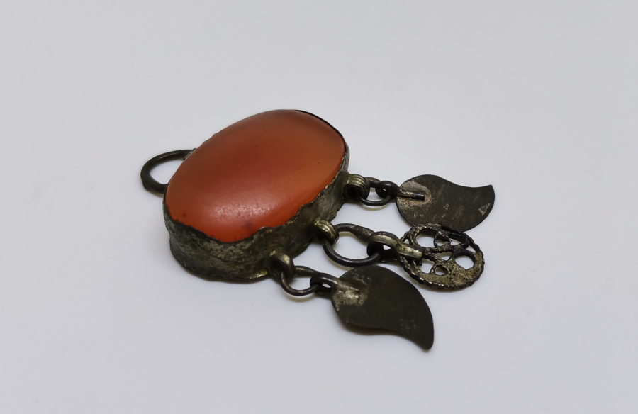 OSMANLI DÖNEMİ AKİK TAŞLI KOLYE UCU