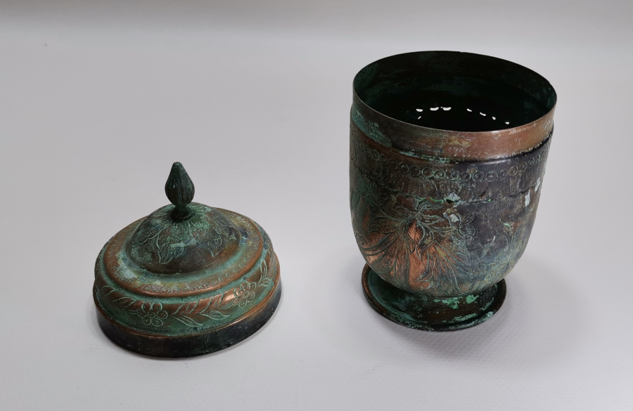 OSMANLI DÖNEMİ ÇOK NADİR TOMBAK KAHVE KUTUSU