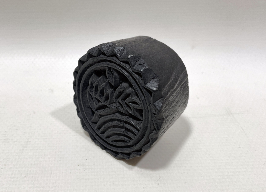 OSMANLI DÖNEMİ EL OYMA AHŞAP TOKAT BASKI KALIBI