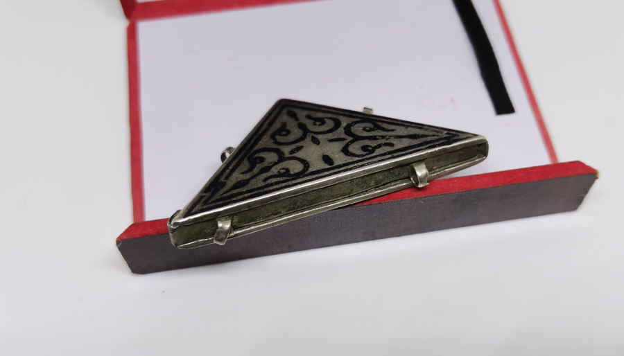 OSMANLI DÖNEMİ SAVATLI GÜMÜŞ HAMAYIL