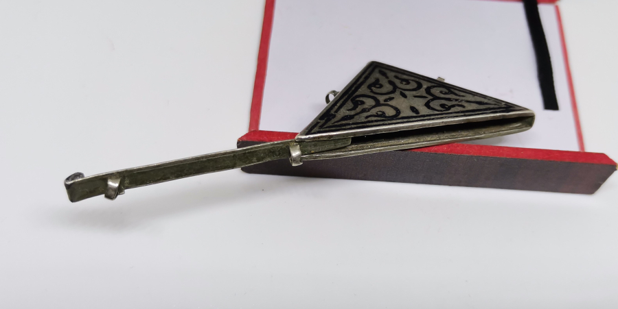 OSMANLI DÖNEMİ SAVATLI GÜMÜŞ HAMAYIL