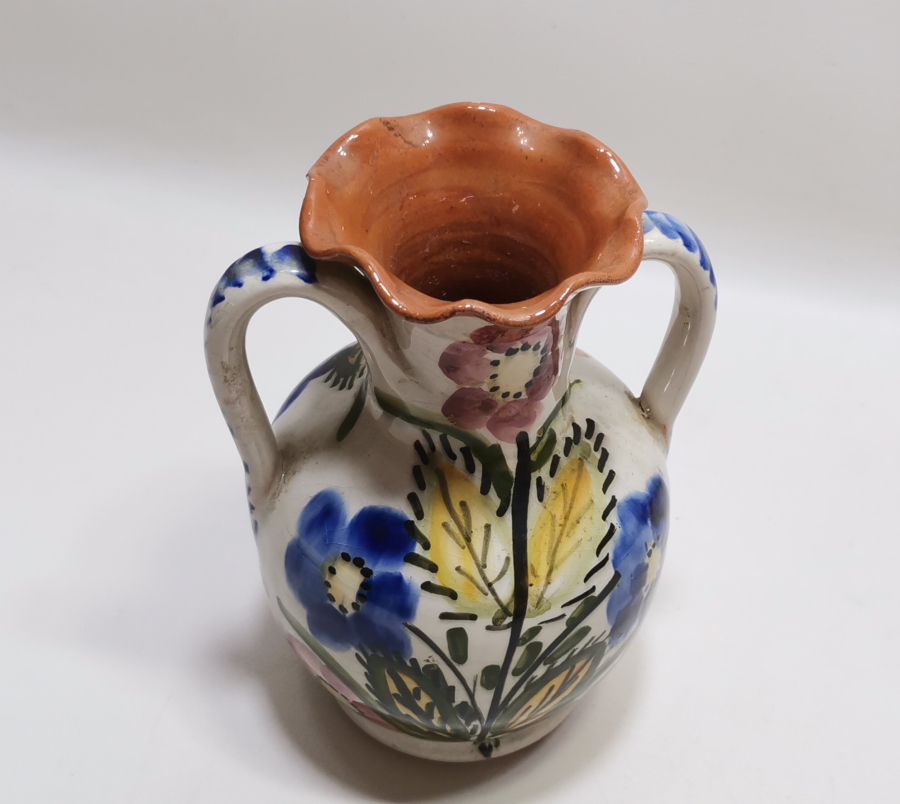 RUM USTA YAPIMI ADA İŞİ EL BOYAMA ÇİFT KULPLU TESTİ