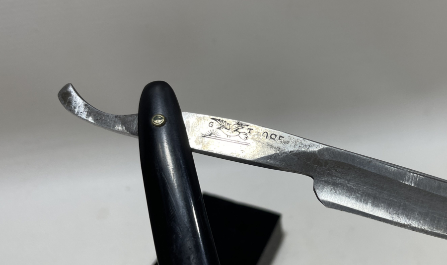 SAPINDA SMYRNE- SELANİK YAZILI OSMANLI DÖNEMİ ÇOK NADİR BAKALİT SAPLI BERBER USTURASI