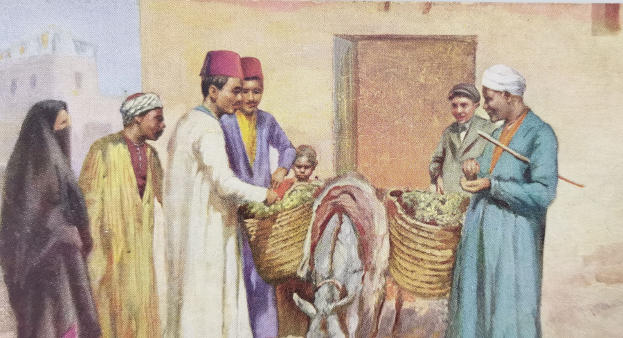 SOKAK SATICISI KONULU OSMANLI DÖNEMİ NADİR KARTPOSTAL