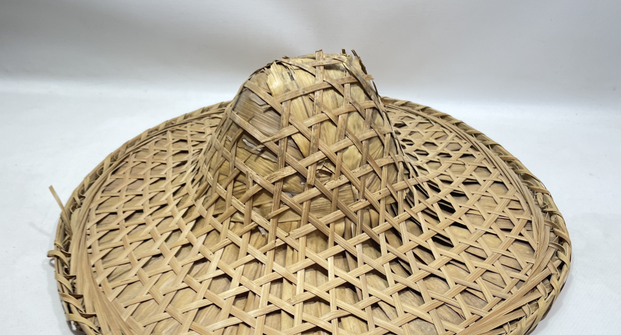 BÜYÜK BOY EL YAPIMI ANTİKA UZAK DOĞU ŞAPKA