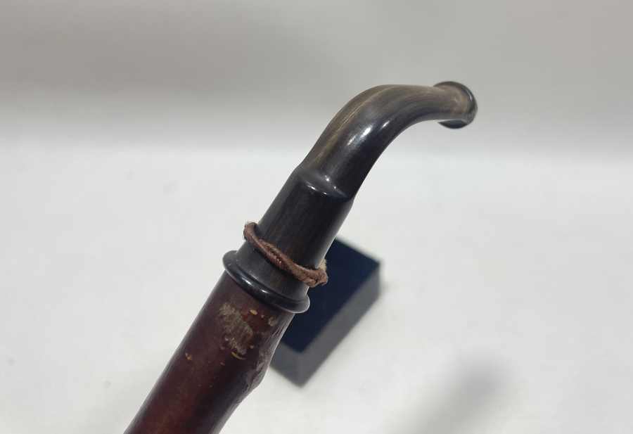 OSMANLI DÖNEMİ ÇOK NADİR BOYNUZ SAPLI VE KİRAZ AĞAÇLI JACOP PİPO