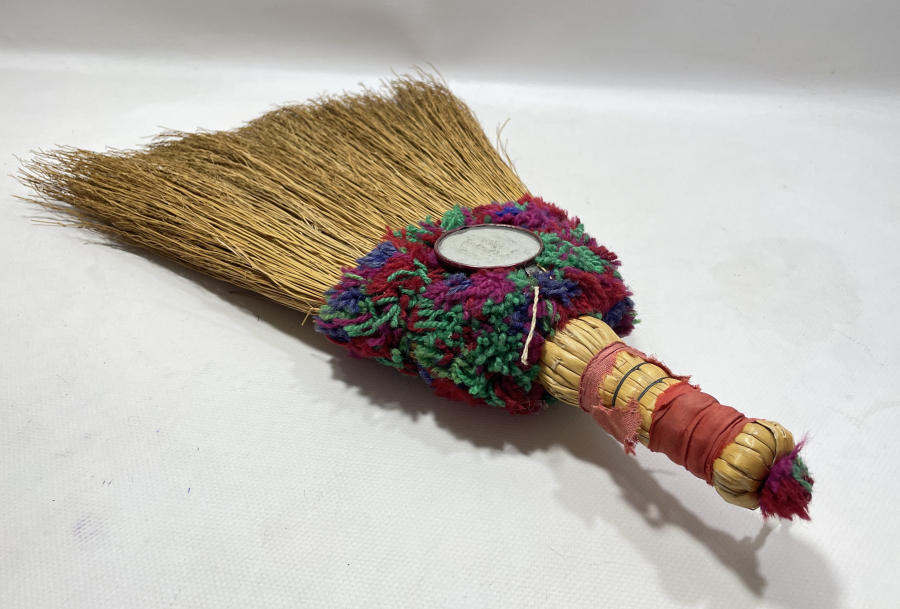 OSMANLI DÖNEMİ ÇOK NADİR EDİRNE İŞİ AYNALI SÜPÜRGE