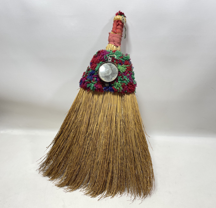 OSMANLI DÖNEMİ ÇOK NADİR EDİRNE İŞİ AYNALI SÜPÜRGE