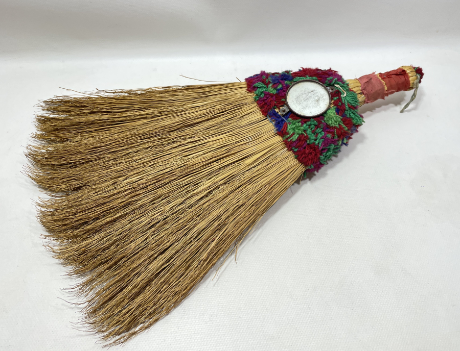 OSMANLI DÖNEMİ ÇOK NADİR EDİRNE İŞİ AYNALI SÜPÜRGE