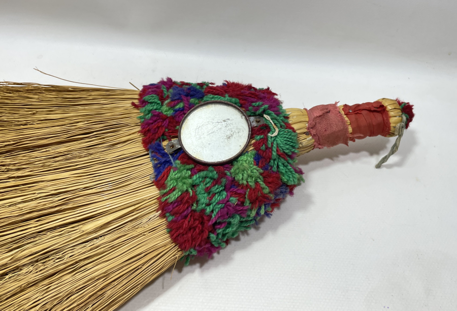 OSMANLI DÖNEMİ ÇOK NADİR EDİRNE İŞİ AYNALI SÜPÜRGE