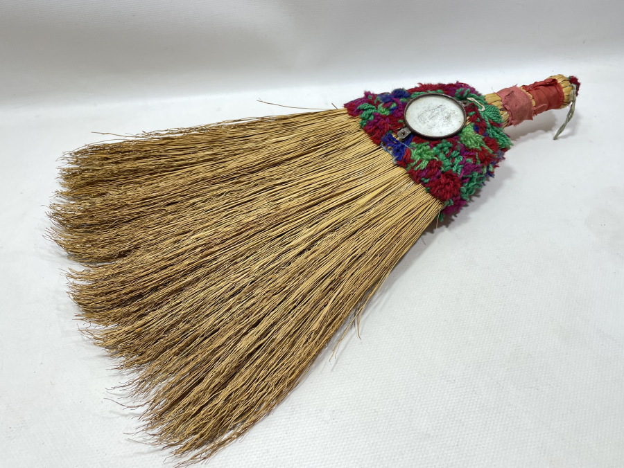 OSMANLI DÖNEMİ ÇOK NADİR EDİRNE İŞİ AYNALI SÜPÜRGE