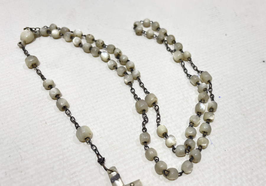 OSMANLI DÖNEMİ ÇOK NADİR SEDEF PAPAZ TESPİHİ