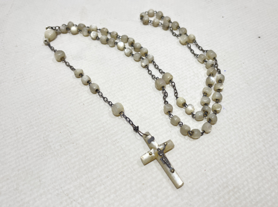 OSMANLI DÖNEMİ ÇOK NADİR SEDEF PAPAZ TESPİHİ