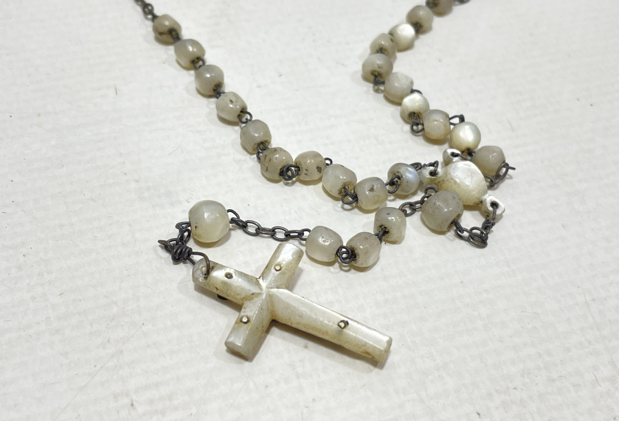 OSMANLI DÖNEMİ ÇOK NADİR SEDEF PAPAZ TESPİHİ