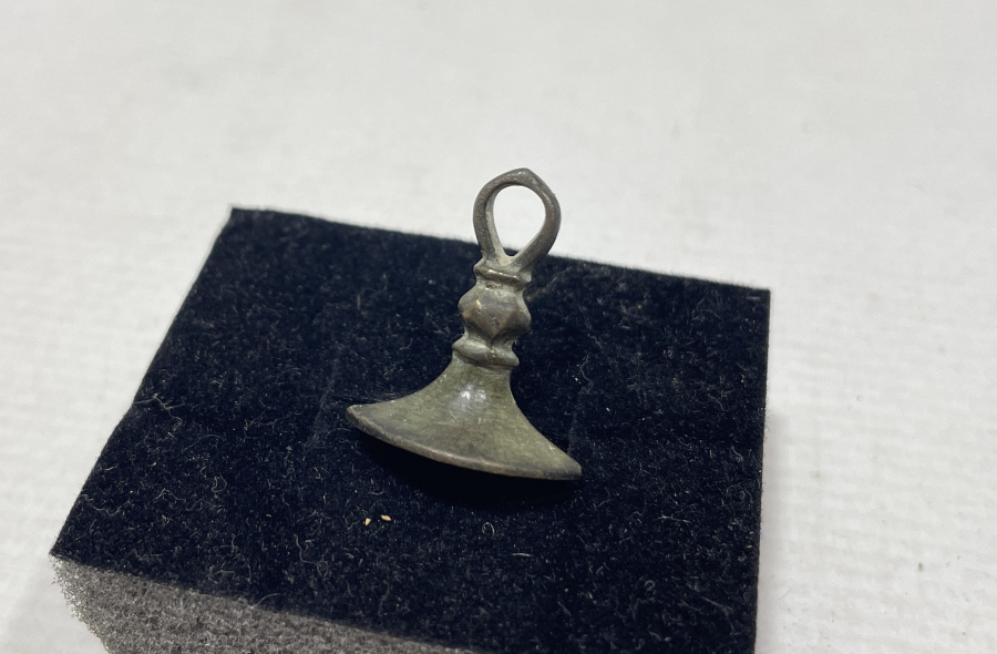 OSMANLI DÖNEMİ NADİR FORMDA BRONZ TEKKE ŞEYHİ MÜHRÜ - ŞEYH MÜHRÜ