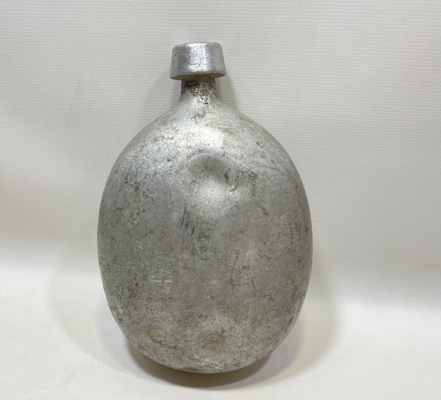 1. DÜNYA SAVAŞI DÖNEMİ ASAKİRİ ŞAHANE YAZILI  OSMANLI ASKER MATARASI