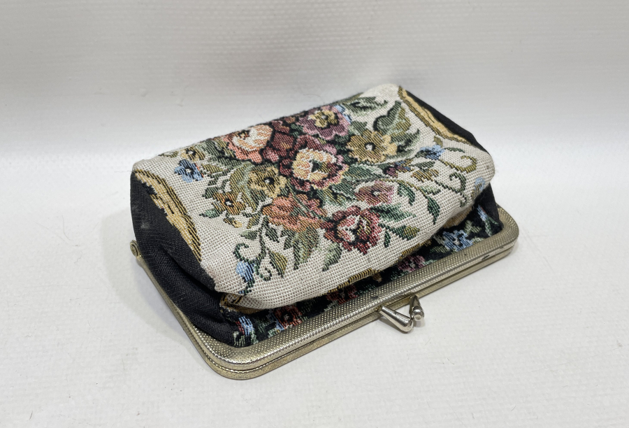 ANTİKA AYNALI GOBLEN GECE ÇANTASI