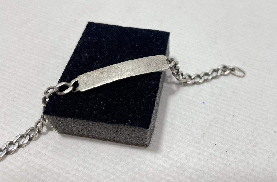 GÜMÜŞ KÜNYE - BİLEKLİK