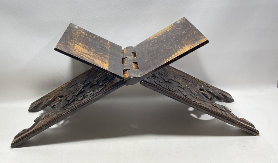 MARAŞ İŞİ EL OYMA İŞÇİLİKLİ ANTİKA BÜYÜK BOY RAHLE