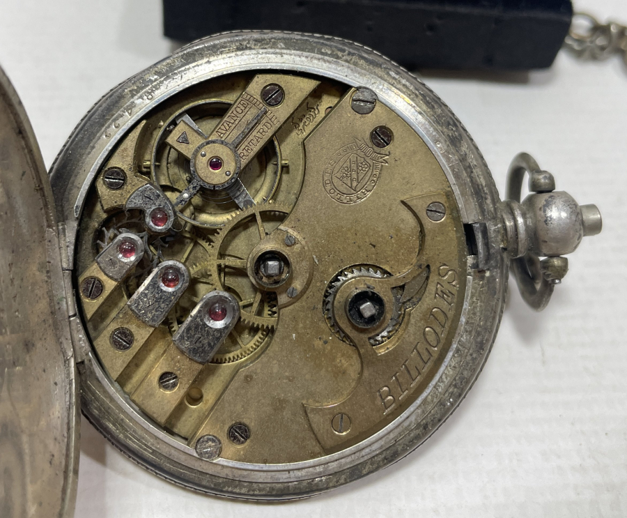 OSMANLI DÖNEMİ ÇİL KADRANLI GÜMÜŞ CEP SAATİ