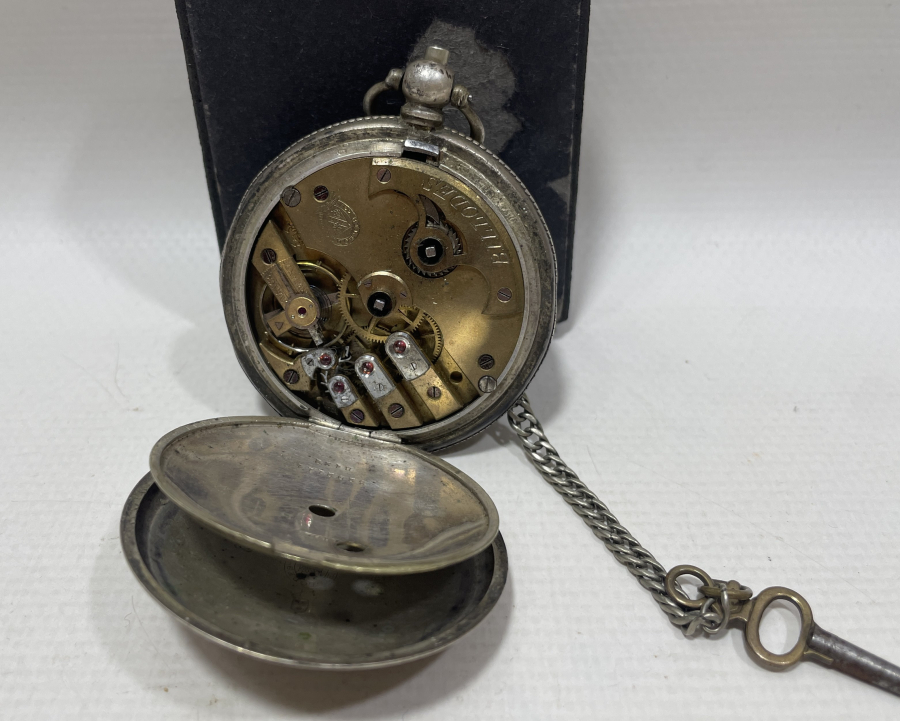 OSMANLI DÖNEMİ ÇİL KADRANLI GÜMÜŞ CEP SAATİ