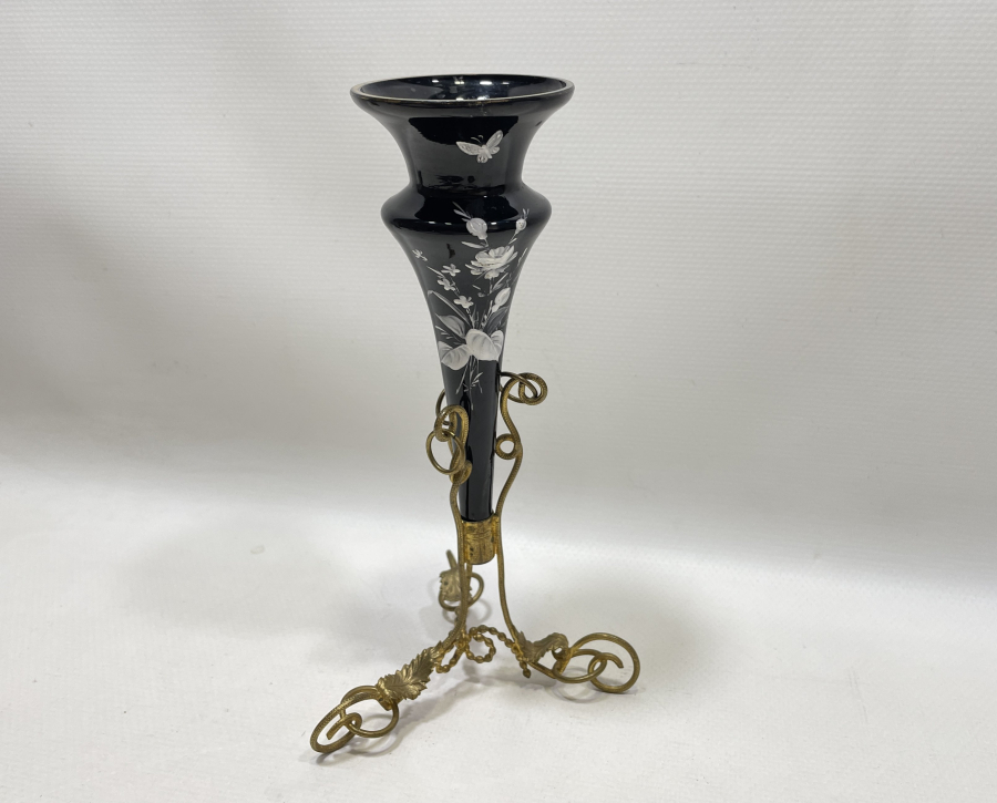 OSMANLI DÖNEMİ EL BOYAMA NADİR FORM KARANFİLLİK