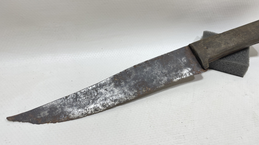 OSMANLI DÖNEMİ EL YAPIMI BOYNUZ SAPLI BURSA İŞİ KAMA