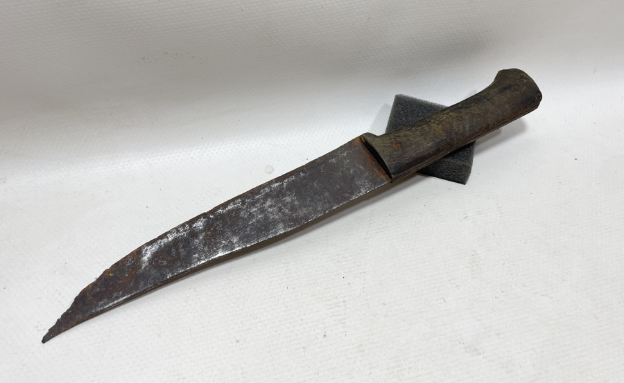 OSMANLI DÖNEMİ EL YAPIMI BOYNUZ SAPLI BURSA İŞİ KAMA