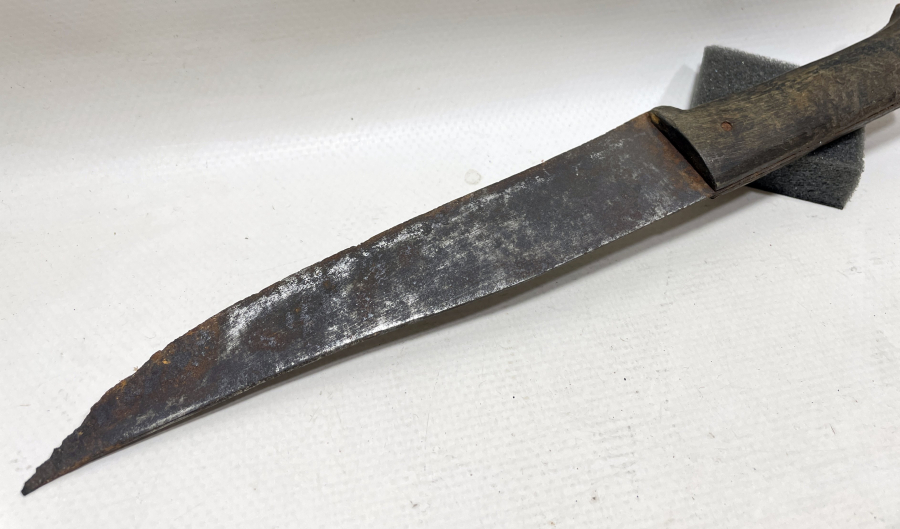 OSMANLI DÖNEMİ EL YAPIMI BOYNUZ SAPLI BURSA İŞİ KAMA