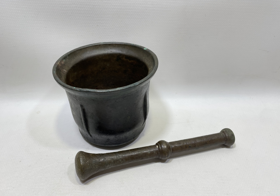 OSMANLI DÖNEMİ SELÇUKLU MODEL DİLİMLİ BRONZ HAVAN